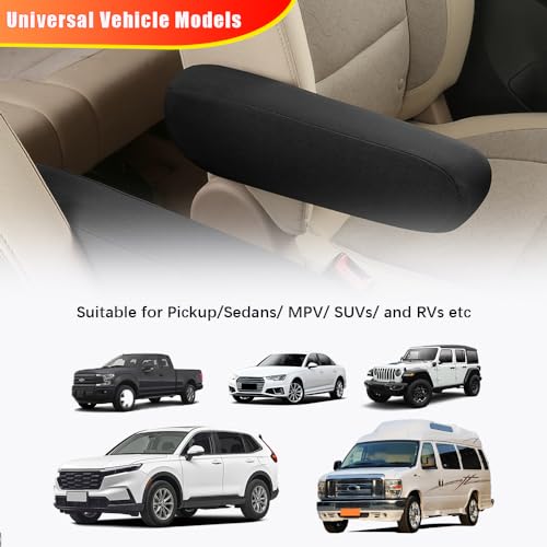 2PC Car Front Seat Armrest Covers,Universal Size Seat Arm Rest - Product Imagery