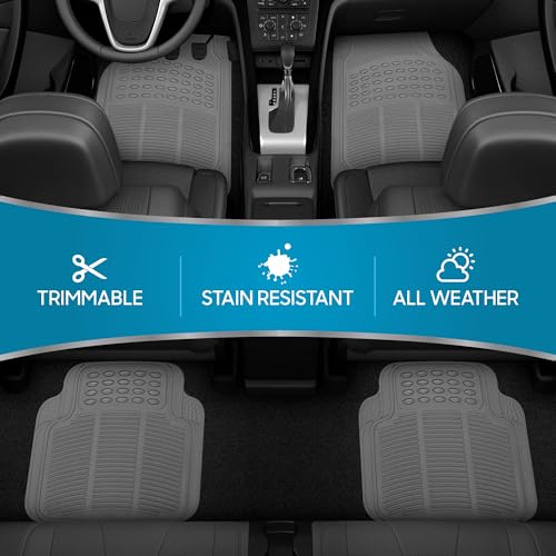 BDK ProLiner Floor Mats for Cars Trucks SUV, 4-Piece All-Weather - Product Imagery