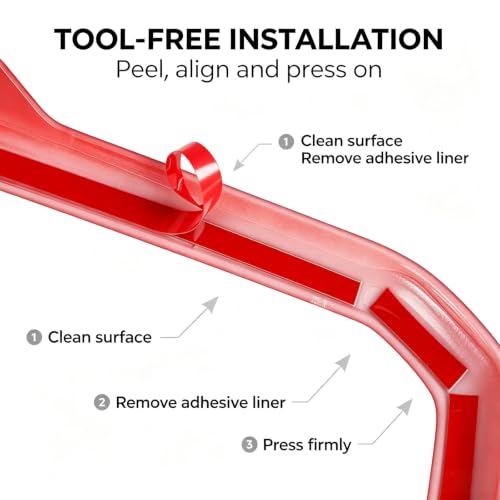 Glossy Red Console Gear Trim for Jeep Wrangler JL & Gladiator JT - Product Imagery