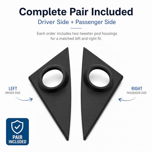 SplashNColor Tweeter Speaker Pod Mounts for BMW E30 1984-1991 – - Product Imagery