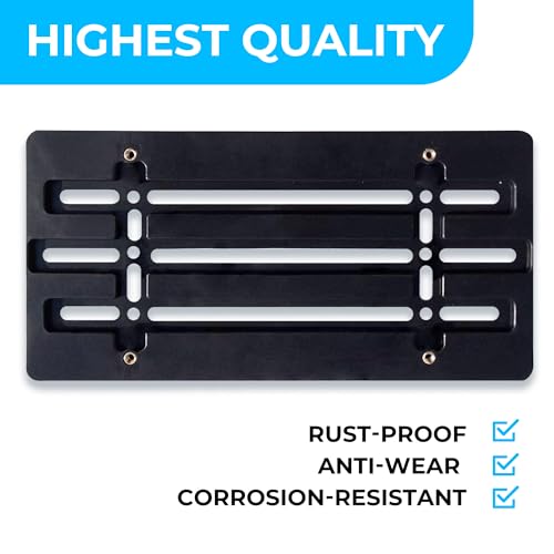 Front Bumper Licensе Plate Brackеt, Plate Holder Set with 6 - Product Imagery