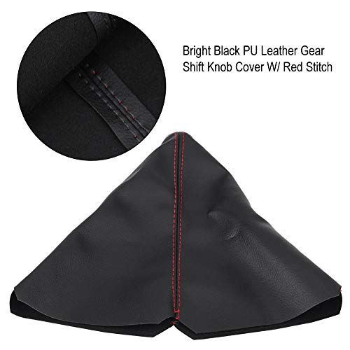 Shifter Boot Universal, PU Leather Shift Boot Retainer Stick - Product Imagery