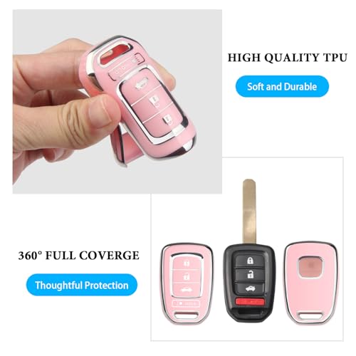 MILD EAST for Honda Key Fob Cover with Key Chain - Product Imagery