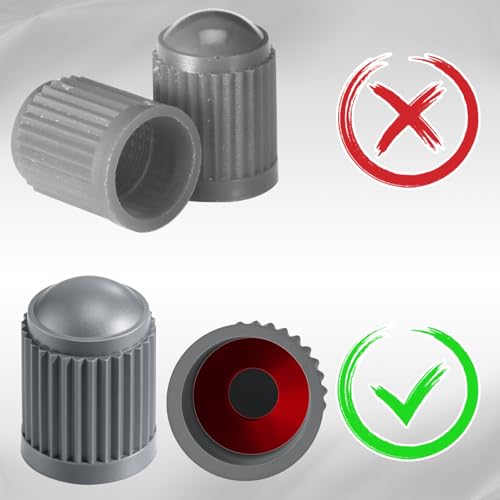 Outus 20 Pcs Tire Valve Stem Caps Car Tire Caps Plastic - Product Imagery