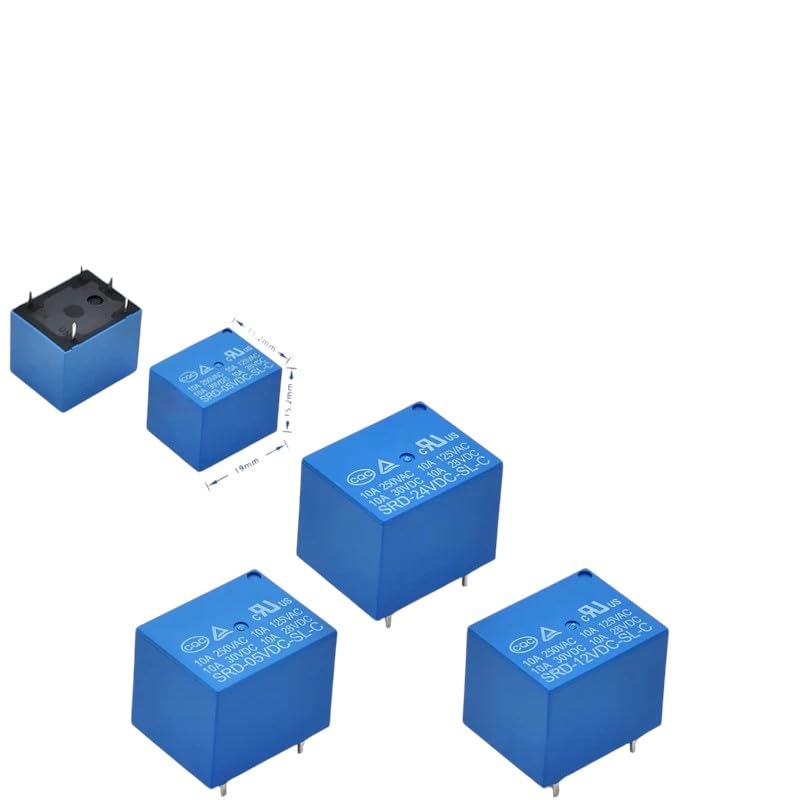 Relay SRD-05VDC-SL-C SRD-12VDC-SL-C SRD-24VDC-SL-C 5 Pin 10A - Product Imagery