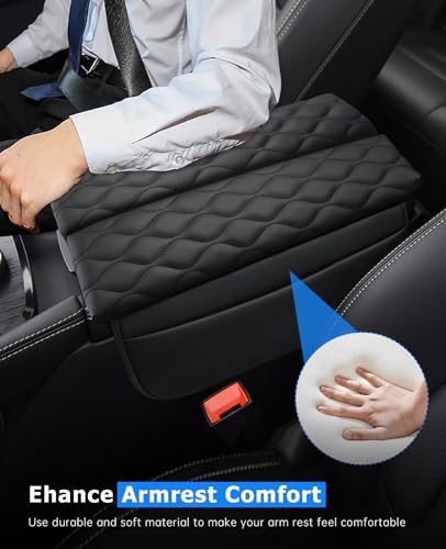 INTGET Car Center Console Armrest Cover for Nissan Rogue - Product Imagery