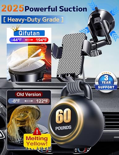 Qifutan Dash Mounted Holders Phone Holders for Your Car Phone - Product Imagery