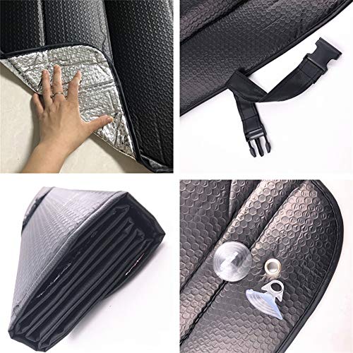 GWUSKDT Car Windshield Sunshade, Sun Protector,Foldable Front - Product Imagery