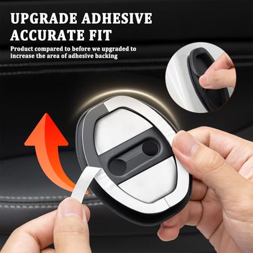 4PCS Upgraded Car Door Latch Guard Cover,Silicone Car Door Lock - Product Imagery