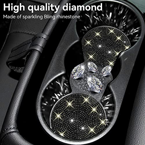 SINGARO Bling Cup Holder Coasters for Car, 2PCS Universal - Product Imagery