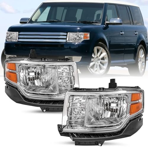 SOCKIR Headlight for 2009-2012 Ford Flex Not Hybrid Not for HID - Product Imagery