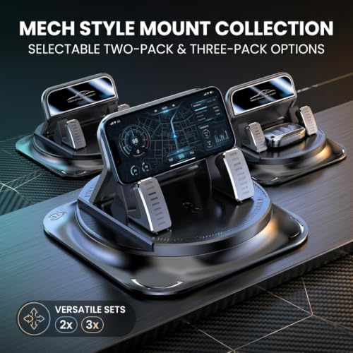 Car Phone Holder with 360 Degree Rotation 2026 Dashboard Phone - Product Imagery
