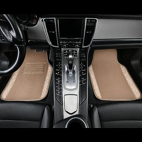 CAR PASS Bling Car Mats Shining Diamond Carpet Crystal - Product Imagery