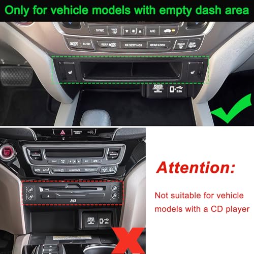 Removable Center Console Tray for 2017-2026 Honda - Product Imagery