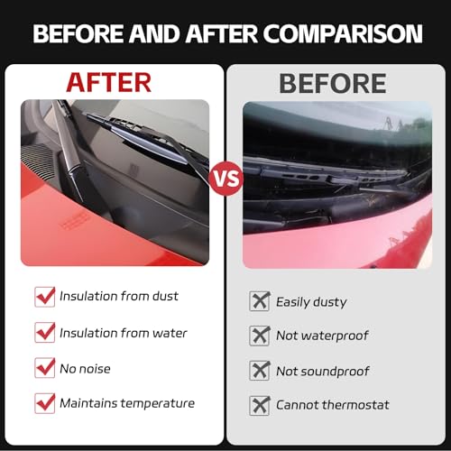 Car Front Windshield Rubber Seal Strip, 2M/6.5FT Car Weather - Product Imagery