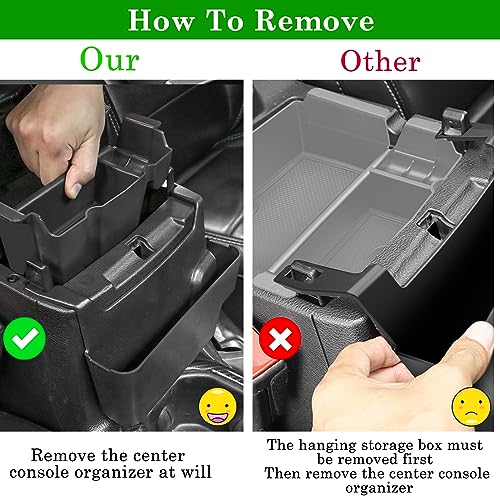 Eamplest Center Console Organizer for Jeep Wrangler & Gladiator - Product Imagery