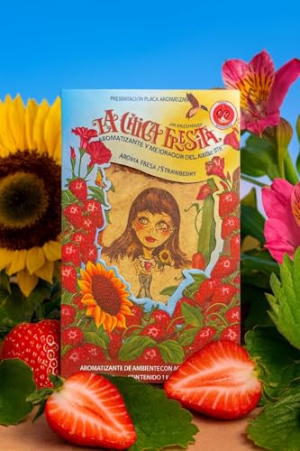 6 pack Strawberry La Chica Fresita air Fresheners Aromatizante - Product Imagery