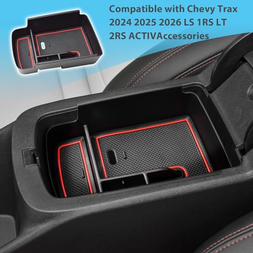 Center Console Organizer Tray for 2024 2025 2026 Chevy Trax - Product Imagery