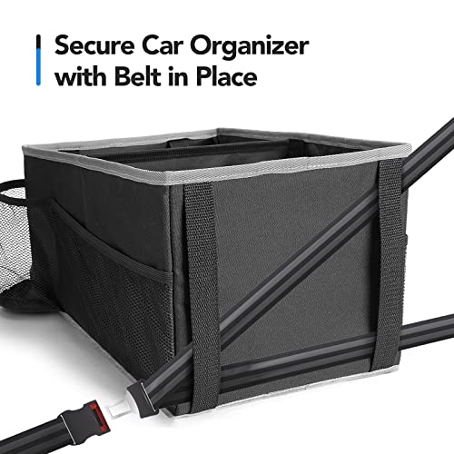 Car Seat Organizer - Backseat Car Organizer with Cup Holders, - Product Imagery