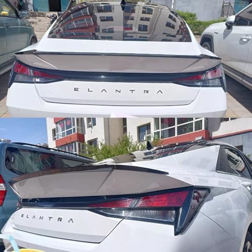 Rear Spoiler Wing Fit for Hyundai Elantra 2021-2026 Accessories - Product Imagery