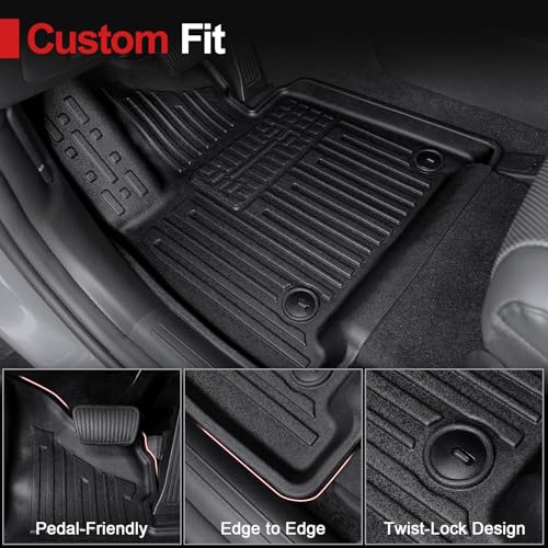 Floor Mats for Hyundai Santa Fe 2024-2026 (Fit Hybrid and Gas) - Product Imagery