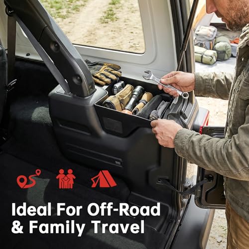 Wheel Well Storage Bin Fit for 2018-2023 Jeep Wrangler JL JLU - Product Imagery