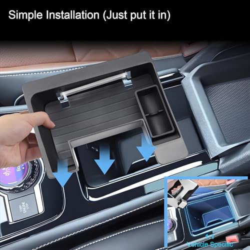 2025 2026 Tiguan Center Console Organizer Front, for VW Tiguan - Product Imagery