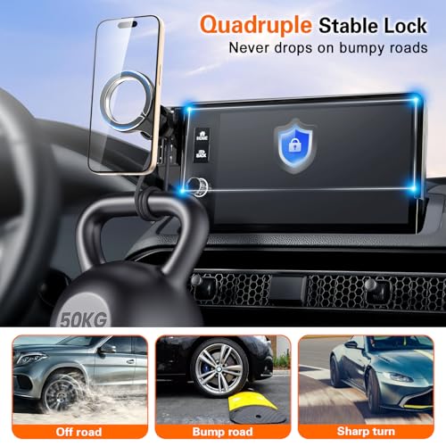 pop-tech Car Phone Holder for Honda CR-V HR-V 2023 2024 2025 - Product Imagery