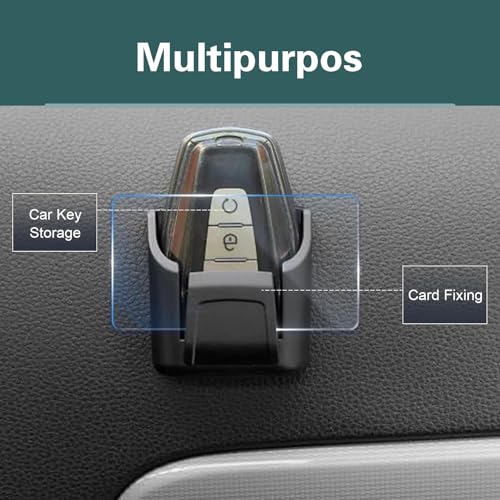 2 PCS Car Key Fob Holder, Car Garage Key Card Holder for - Product Imagery