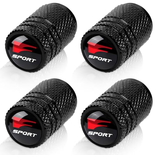 4pcs Tire Valve Stem Caps, Compatible with Lexus f Sport Series - Product Imagery