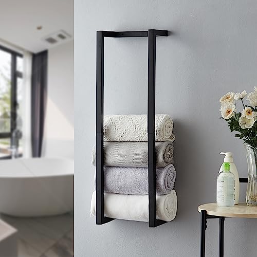 Towel Rack for Rolled Towels, Towel Rack for Bathroom,Wall - Product Imagery