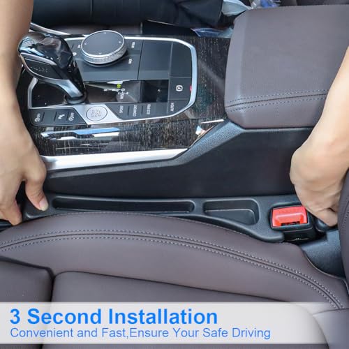 2PCS Car Seat Gap Filler,Anti-Drop Car Seat Crack Organizer - Product Imagery