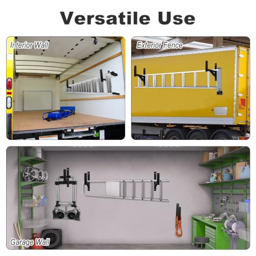 4 Pack Trailer Ladder Rack, 2 Pairs Heavy Duty Enclosed Trailer - Product Imagery