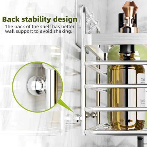 Yougai Shower Caddy, Shower Organizer with Soap Holder and - Product Imagery