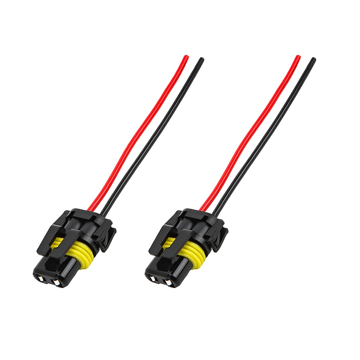 KVAEY 2 PCS Wiring Harness Headlight Socket, 9005 9006 HB3 HB4 - Product Imagery