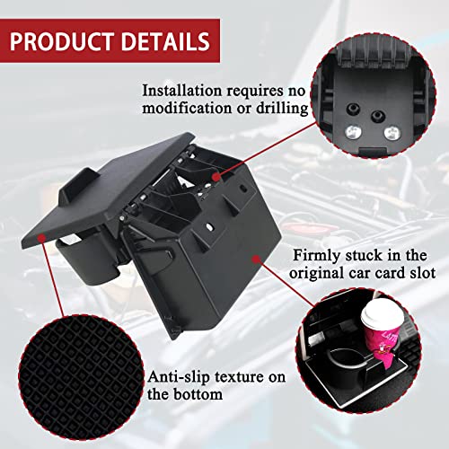 TQPONLY Dashboard Cup Holder Compatible with F250 F350 F450 F550 - Product Imagery