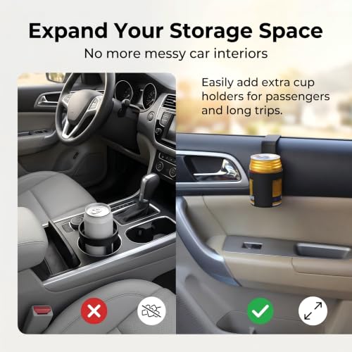 2 PCS Car Hanging Cup Holders, Multi-function Window Mount for - Product Imagery
