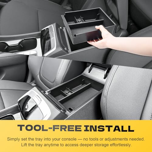 Center Console Organizer Tray for 2025 2026 Hyundai Tucson - Product Imagery