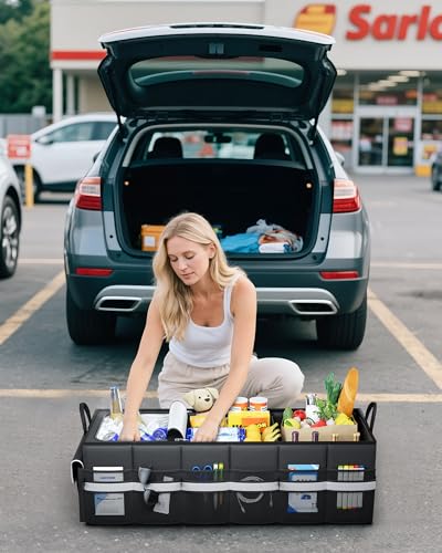 HOTOR Trunk Organizer - Car Organizer with Built-In Leakproof - Product Imagery