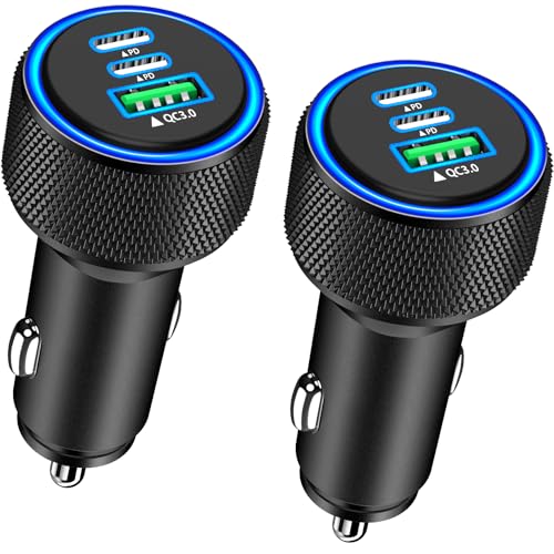 2Pack USB C Car Charger, Rombica 67W Multiport Power Fast Car - Product Imagery