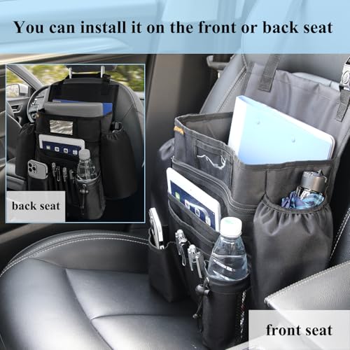 ECWKVN Car Front Seat Organizer - Car File Organizer, Passenger - Product Imagery