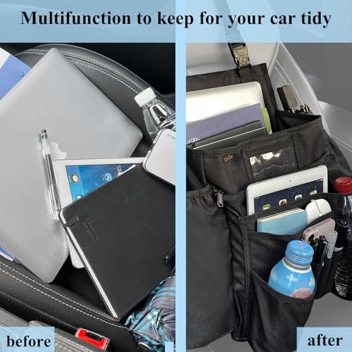 ECWKVN Car Front Seat Organizer - Car File Organizer, Passenger - Product Imagery