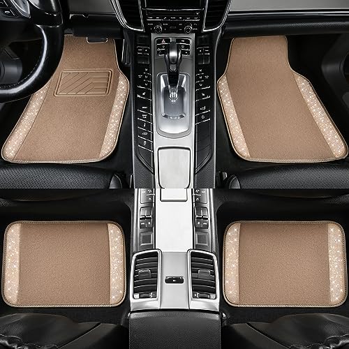 CAR PASS Bling Car Mats Shining Diamond Carpet Crystal - Product Imagery