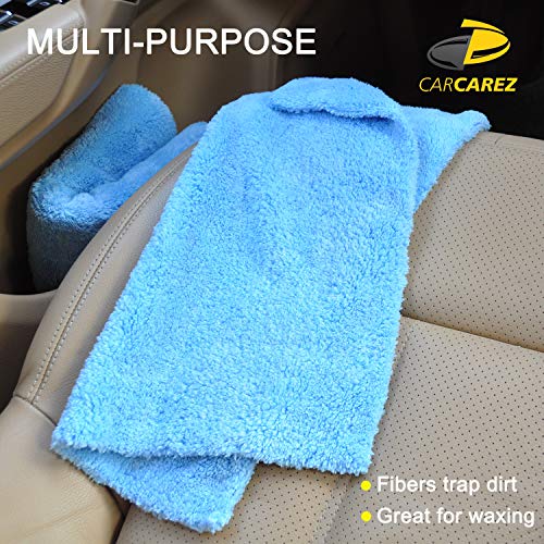 CARCAREZ Microfiber Towels for Cars, Car Drying Wash Detailing - Product Imagery