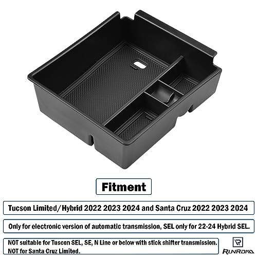 Armrest Organizer Tray For 2022-2024 Hyundai Tucson, Santa Cruz - Product Imagery