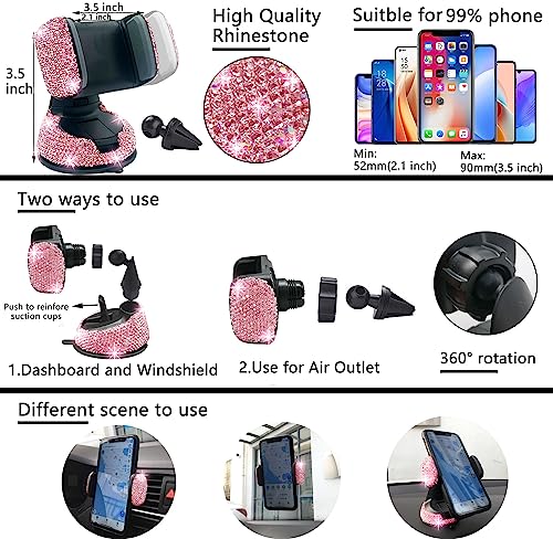 NBTEPEM 27-Piece Bling Car Accessories Set - Universal Fit - Product Imagery