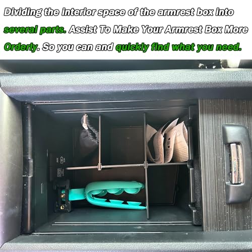 Center Console Dividers Compatible with Honda Pilot 2016-2022 / - Product Imagery