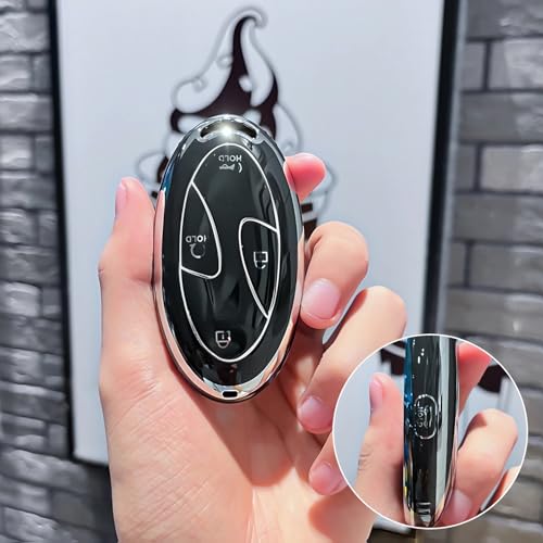 5 Buttons Compatible with Hyundai Key Fob Cover Accessories, - Product Imagery