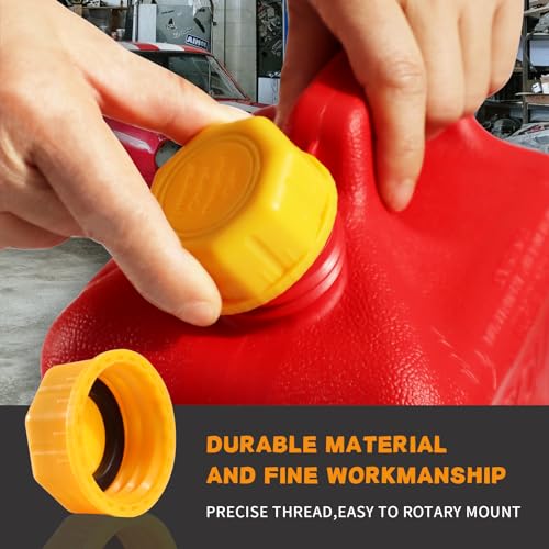 Mapleza 15 Pack Replacement Gas Can Caps - Product Imagery