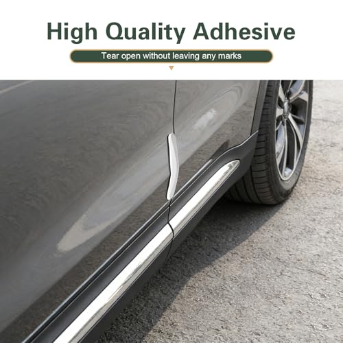 WZP 4PCS Car Door Edge Guards, Silicone Bumper Guard Protector, - Product Imagery